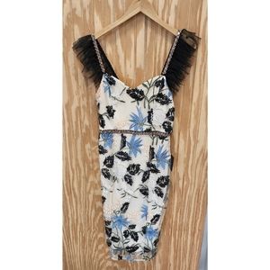 NWT embroidered sequins dress